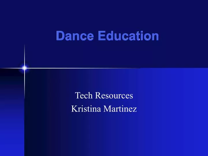 dance education