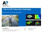 Yhd-12.3105 Subsurface Hydrology