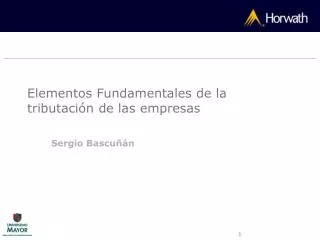elementos fundamentales de la tributaci n de las empresas
