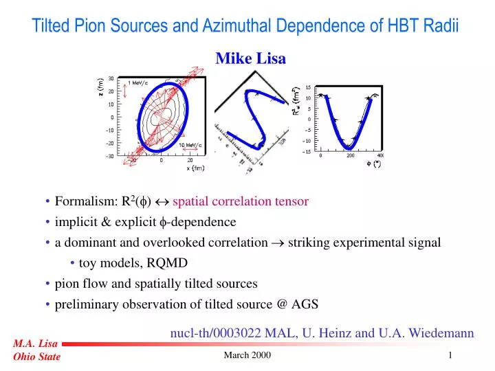 tilted pion sources and azimuthal dependence of hbt radii