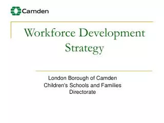 Workforce Development Strategy