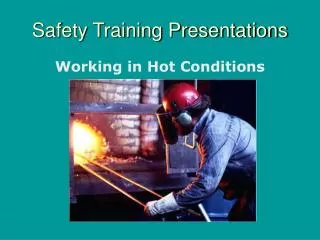 Safety Training Presentations