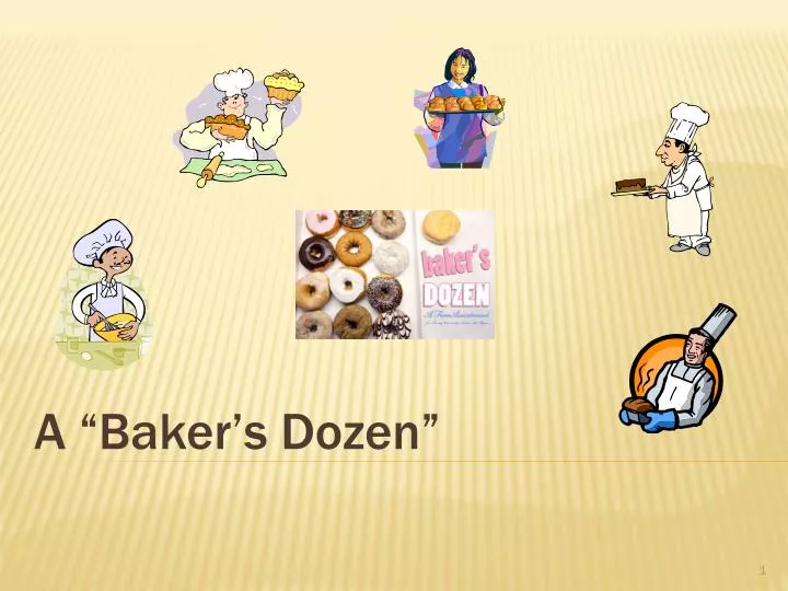 a baker s dozen