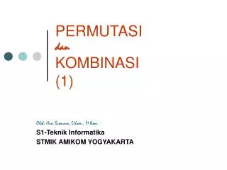 permutasi dan kombinasi 1