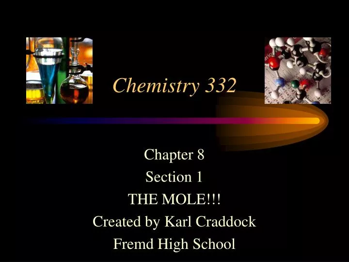 chemistry 332