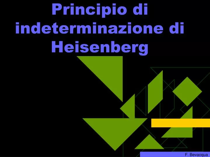 principio di indeterminazione di heisenberg