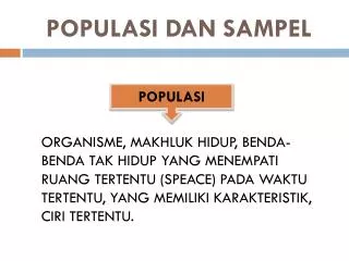 populasi dan sampel