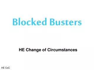 blocked busters