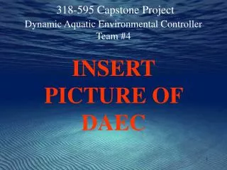 Dynamic Aquatic Environmental Controller Team #4