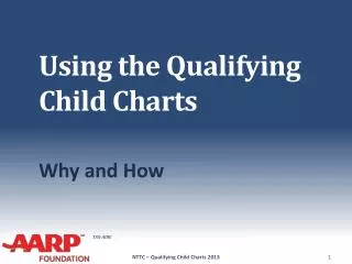 Using the Qualifying Child Charts