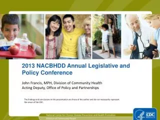 2013 NACBHDD Annual Legislative and Policy Conference