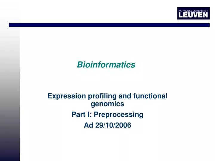 bioinformatics