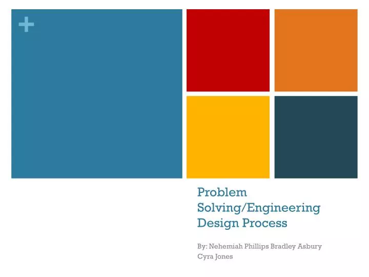 problem solving engineering design process