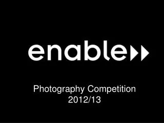 Photography Competition 2012/13
