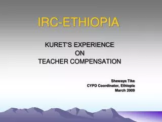 IRC-ETHIOPIA