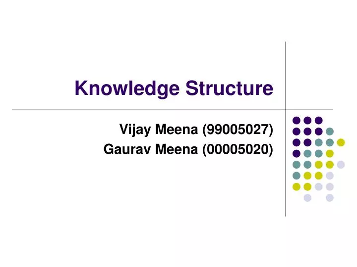 knowledge structure