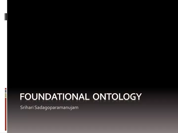 foundational ontology