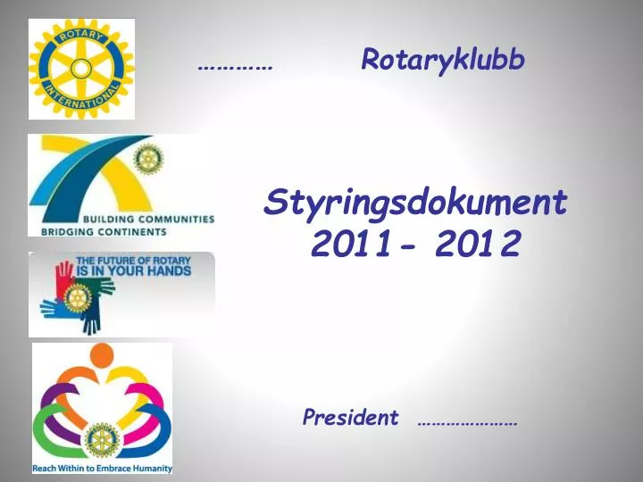 styringsdokument 2011 2012