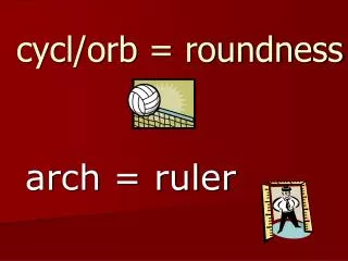 cycl/orb = roundness