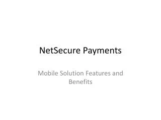 NetSecure Payments