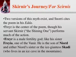 skirnir s journey for scirnis