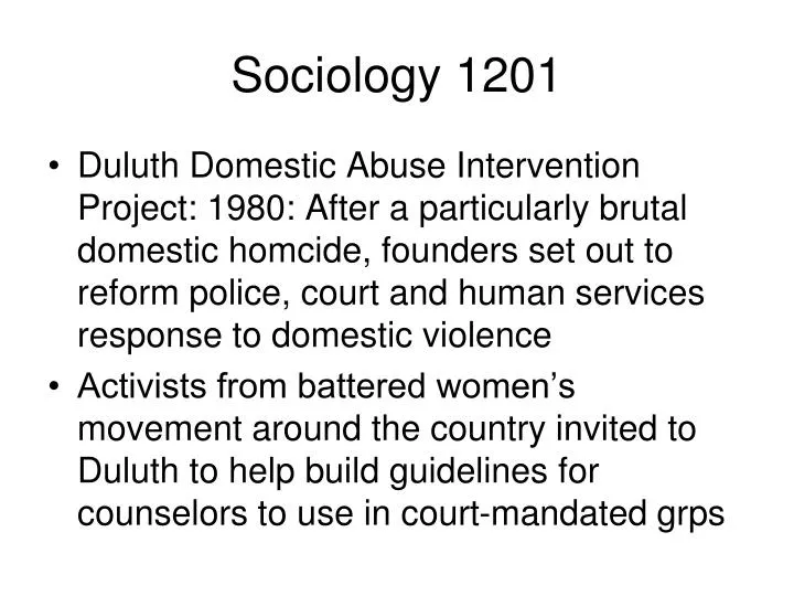 sociology 1201