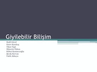 giyilebilir bili im
