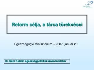 reform c lja a t rca t rekv sei