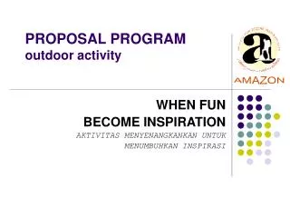 proposal program outdoor activity