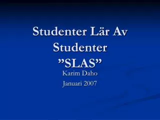 studenter l r av studenter slas