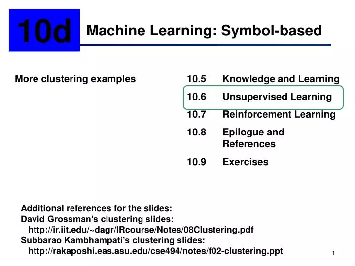 machine learning symbol based