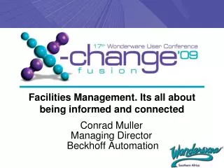 Facilities Management. Its all about being informed and connected
