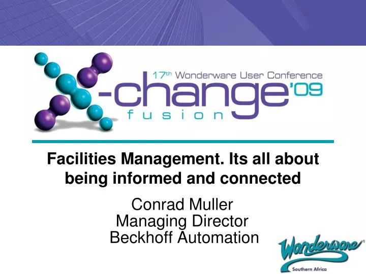 facilities management its all about being informed and connected