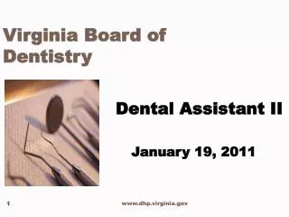 Virginia Board of Dentistry