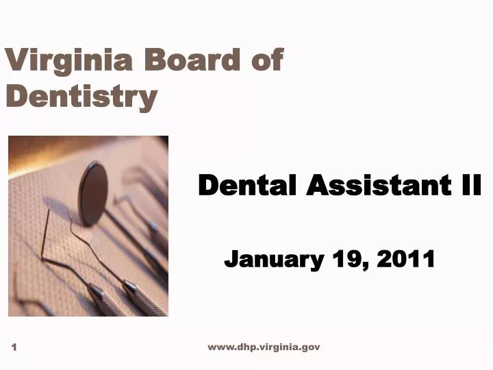 virginia board of dentistry