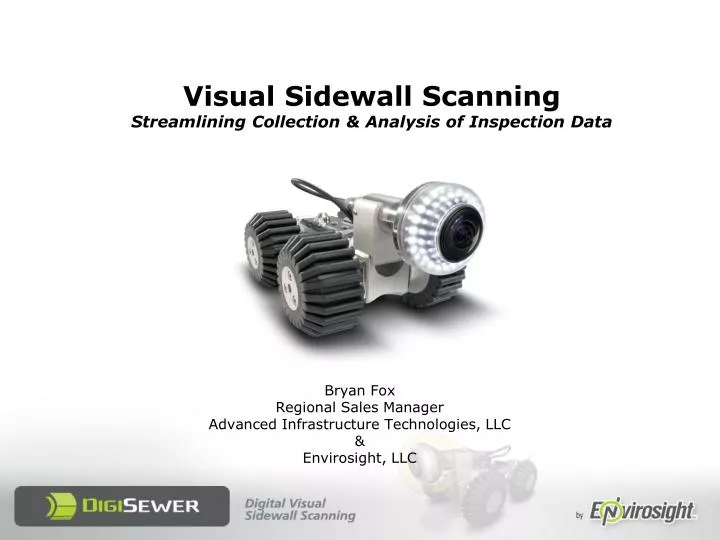 visual sidewall scanning streamlining collection analysis of inspection data