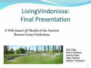 LivingVindonissa: Final Presentation