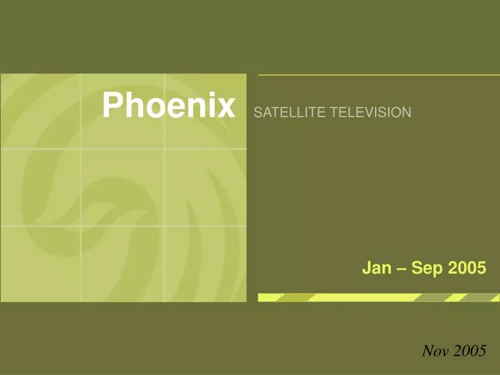 phoenix satellite television
