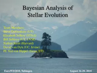 Bayesian Analysis of Stellar Evolution