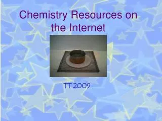 Chemistry Resources on the Internet