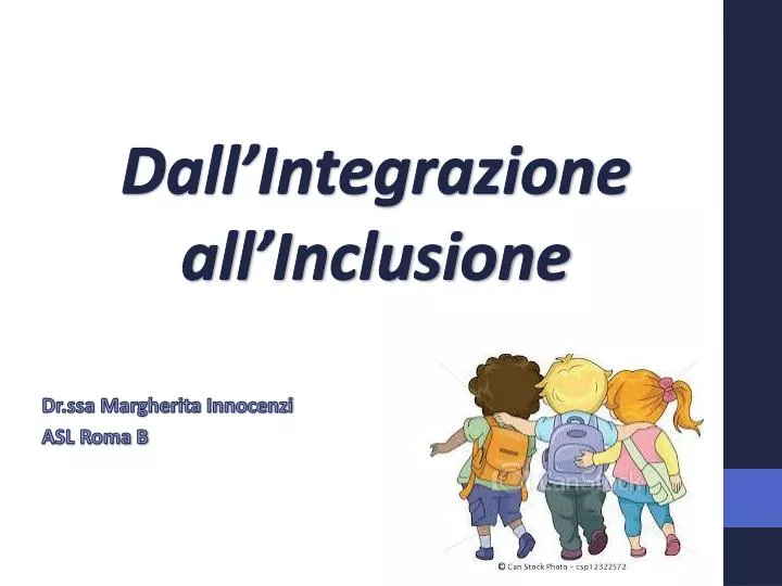 dall integrazione all inclusione
