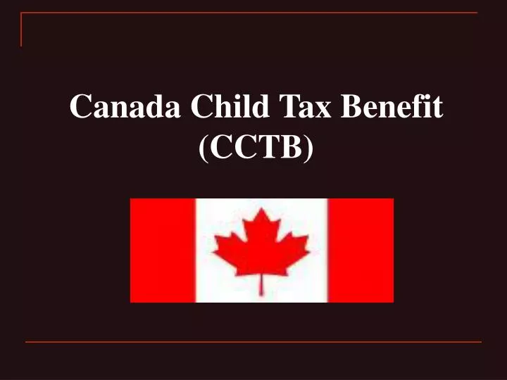 canada child tax benefit cctb