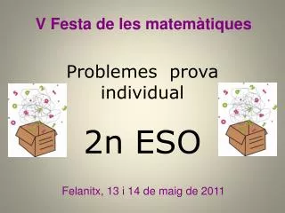 problemes prova individual