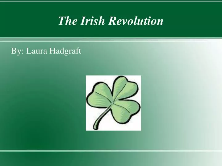 the irish revolution