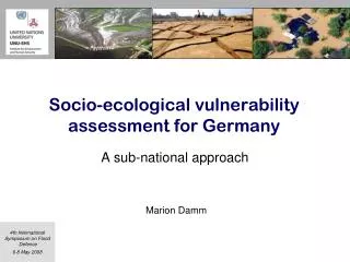 Socio-ecological vulnerability assessment for Germany