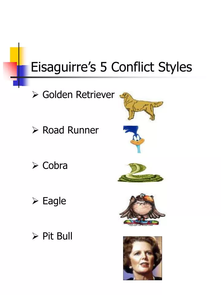 eisaguirre s 5 conflict styles