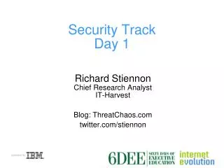 Security Track Day 1