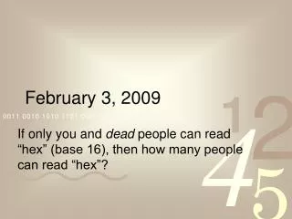 February 3, 2009