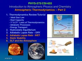 Thermodynamics Review/Tutorial - Ideal Gas Law - Heat Capacity
