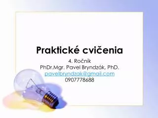 praktick cvi enia